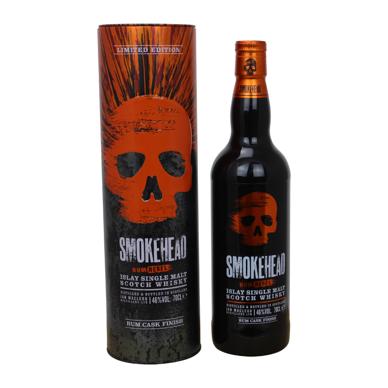 Whisky Smokehead Rum Rebel Alcools fins et spiritueux de qualité