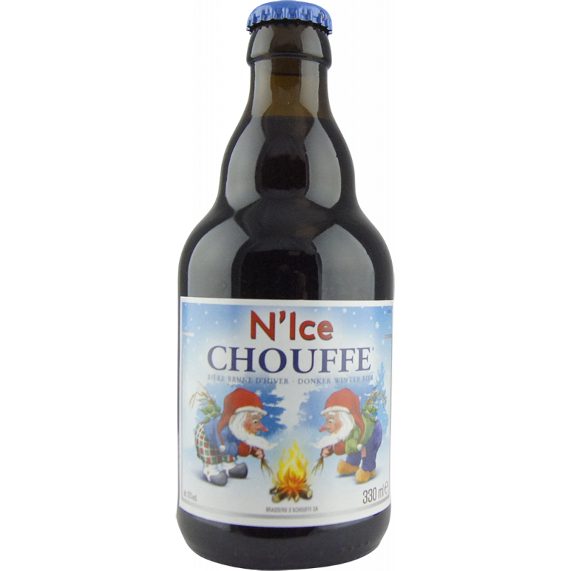 Photographie d'une bouteille de bière Nice Chouffe 33cl