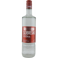 Photographie d'une bouteille de VODKA SOBIESKI