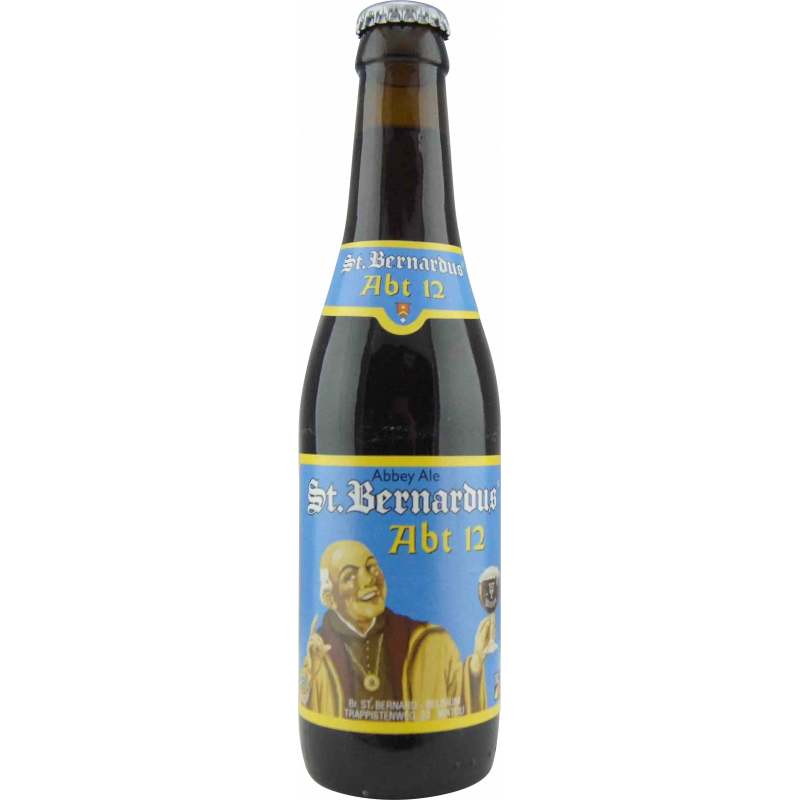 Photographie d'une bouteille de bière ST BERNARDUS ABT 12