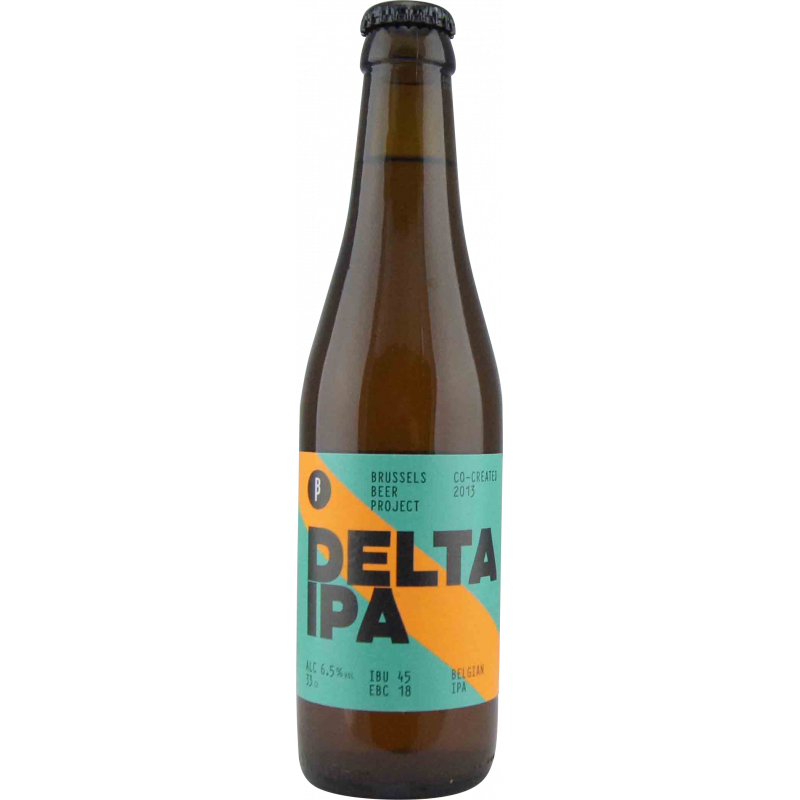 Photographie d'une bouteille de bière DELTA IPA