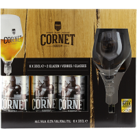 COFFRET CORNET 6X33CL + 2...