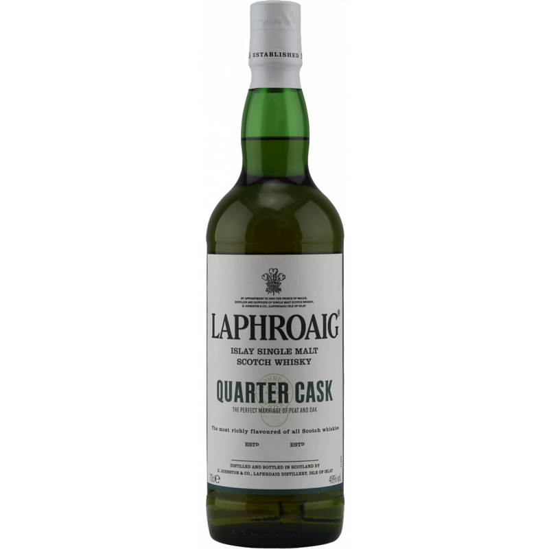 Photographie d'une bouteille de WHISKY LAPHROAIG QUARTER CASK