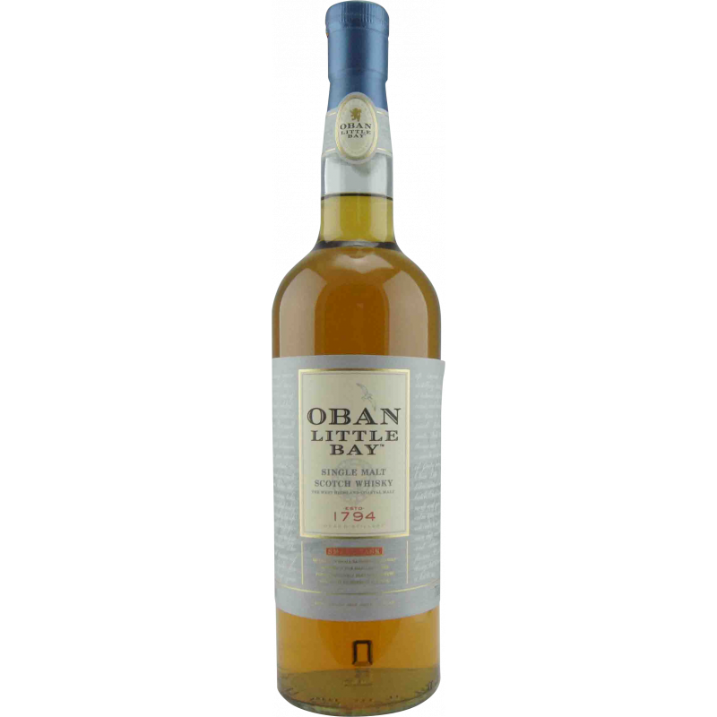 Photographie d'une bouteille de Whisky Oban Little Bay