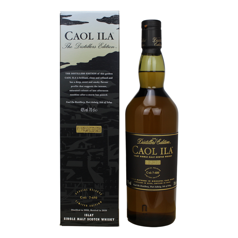 Photographie d'une bouteille de Whisky Caol Ila Distillers Edition