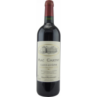 Photographie d'une bouteille de vin rouge mac carthy saint estephe aoc rouge 2018 75 cl