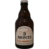 Photographie d'une bouteille de bière 3 Monts Saison 2 Houblons 33cl