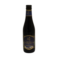 Photographie d'une bouteille de bière Gouden Carolus Christmas 33cl