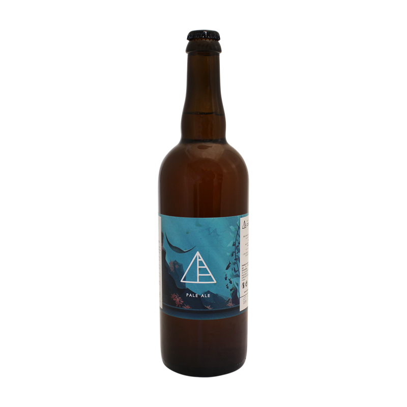 Photographie d'une bouteille de bière Hop'Pale Pale Ale 75cl