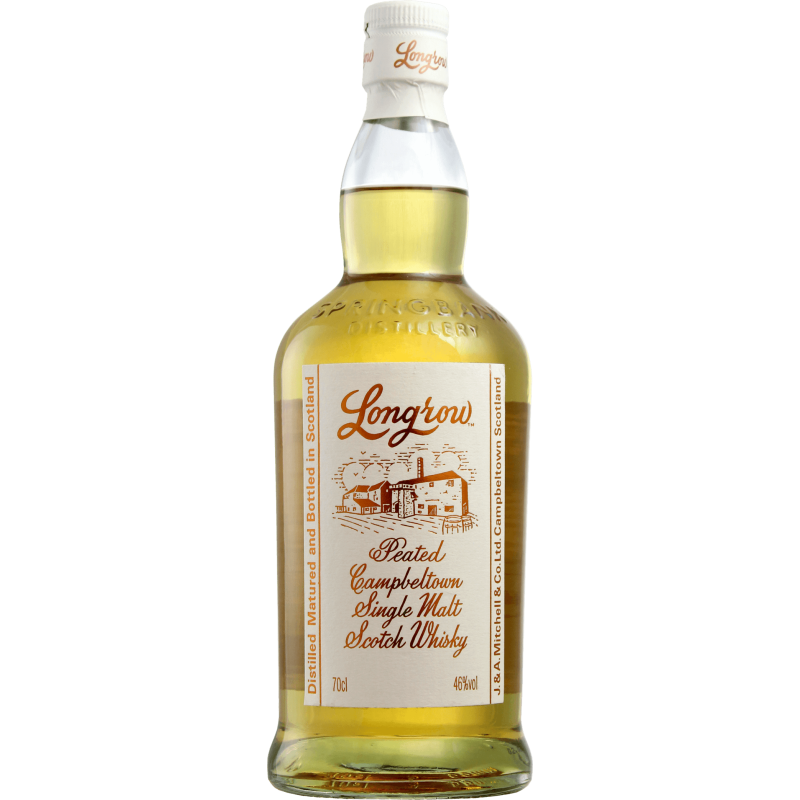 Photographie d'une bouteille de Whisky Longrow Peated Campbeltown