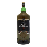 Photographie d'une bouteille de Whisky Clan Campbell 1.5L
