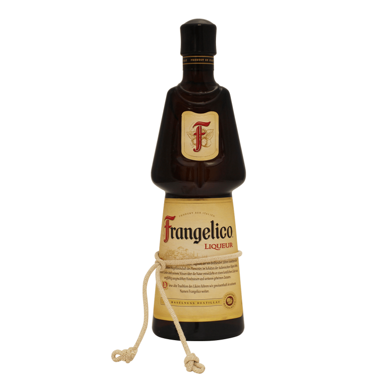 Photographie d'une bouteille de Frangelico Liqueur de Noisette