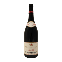 Photographie d'une bouteille de vin rouge crozes hermitage les jalets bio aoc rouge 2022 75 cl