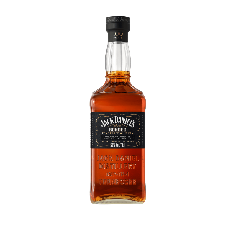 Photographie d'une bouteille de Whisky Jack Daniel's Bonded 70 cl