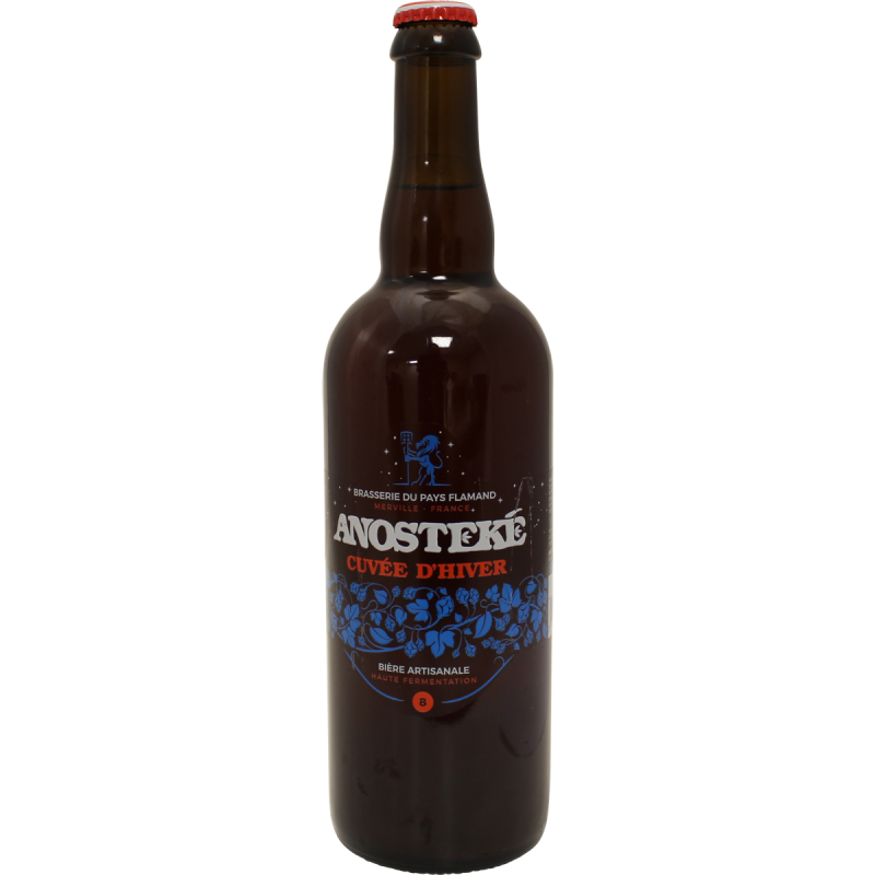 Photographie d'une bouteille de bière ANOSTEKE CUVEE D'HIVER