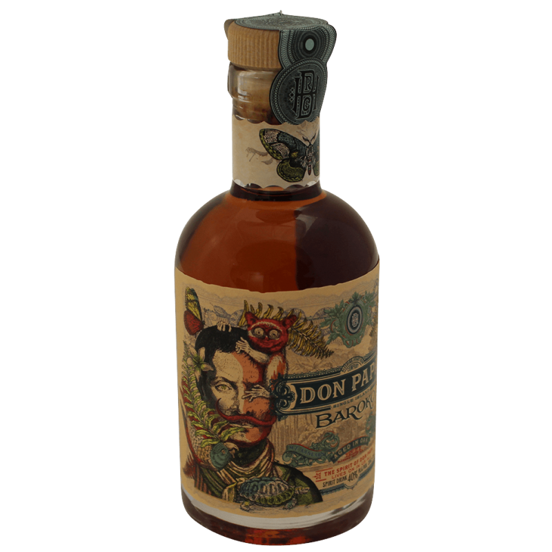 Photographie d'une bouteille de Rhum Don Papa BAROKO