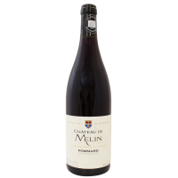 Photographie d'une bouteille de vin rouge pommard chateau melin aoc rouge 2022 75 cl