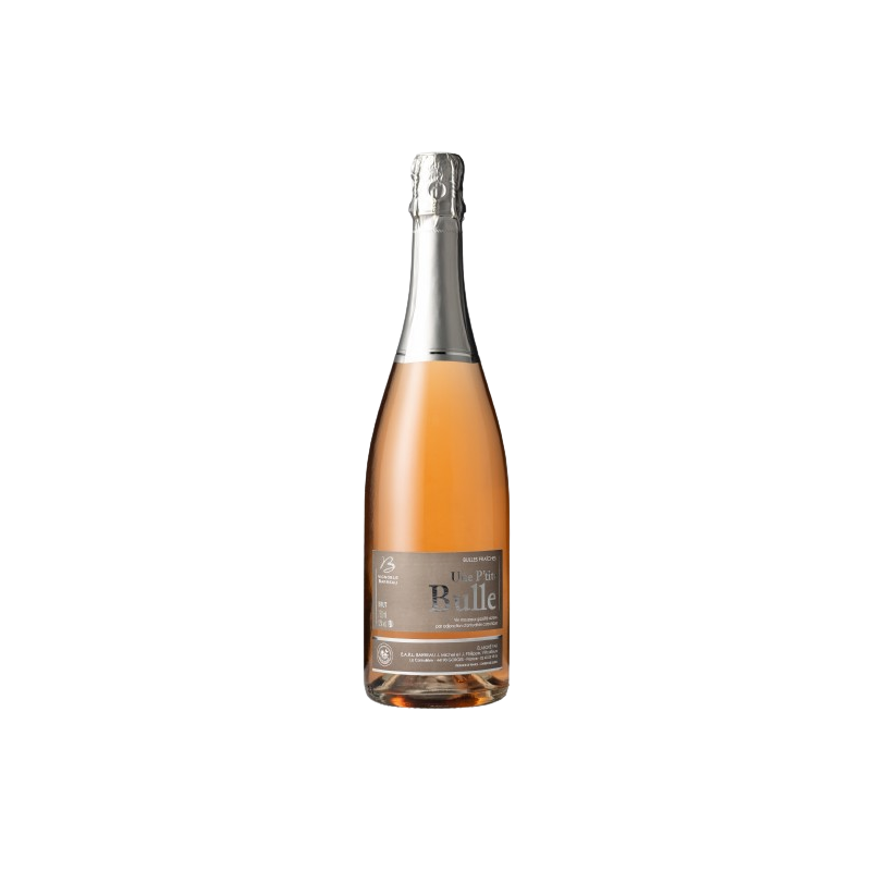 Photographie d'une bouteille de Une P'tite Bulle Mousseux Rosé 75 cl