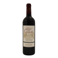 Photographie d'une bouteille de vin rouge Château de Callac AOC Rouge 75 cl