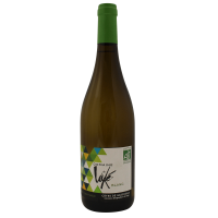 Photographie d'une bouteille de vin blanc Domaine de Laxe Colombard Ugni Sauvignon Bio IGP Blanc 75 cl