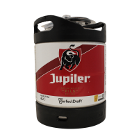 Photographie d'un fût de bière Jupiler Fût 6L