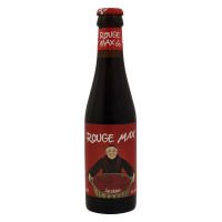 Photographie d'une bouteille de bière Rouge Max By Jacobins 25cl