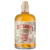 Photographie d'une bouteille de Rhum Six Saints