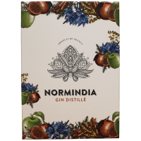 Photographie d'une bouteille de Coffret Gin Normindia 70 cl