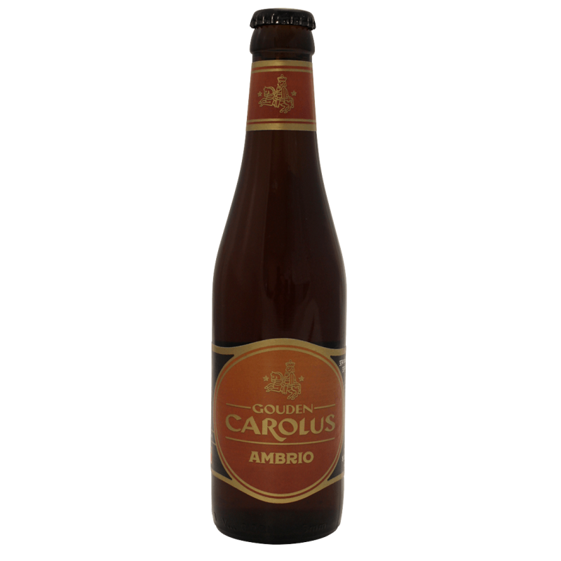 Photographie d'une bouteille de bière gouden carolus ambrio 33cl