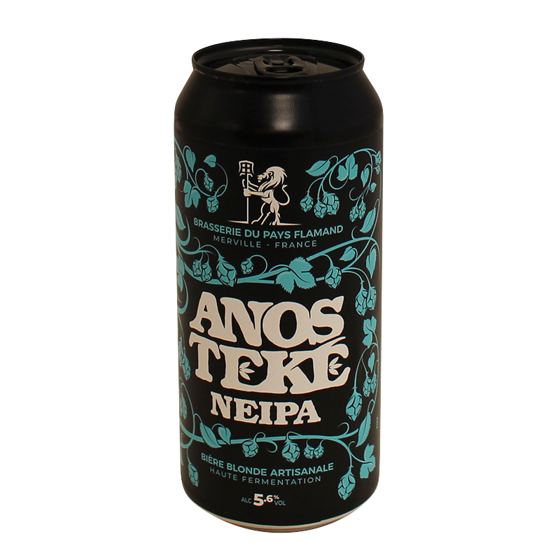 Photographie d'une bouteille de bière anosteke neipa 12x44 cl boite 5.6°