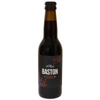 Photographie d'une bouteille de bière Baston Brune 33 cl